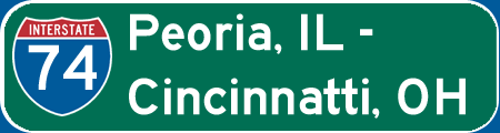 I-74: Peoria - Cincinnatti